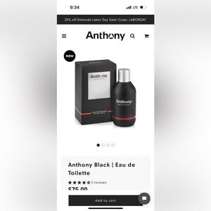 NWT boxed Anthony Black